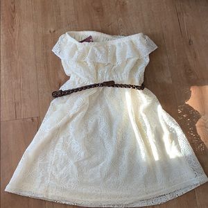White lace sundress